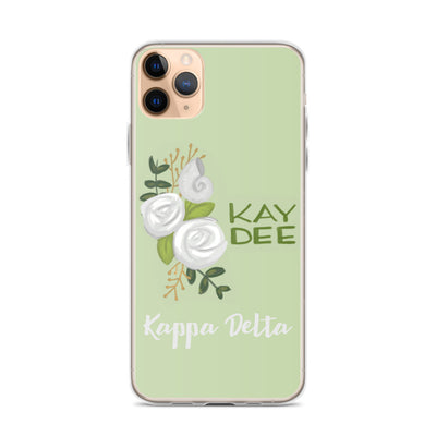 Kay Dee Rose Light Green iPhone 11 Pro Max Case