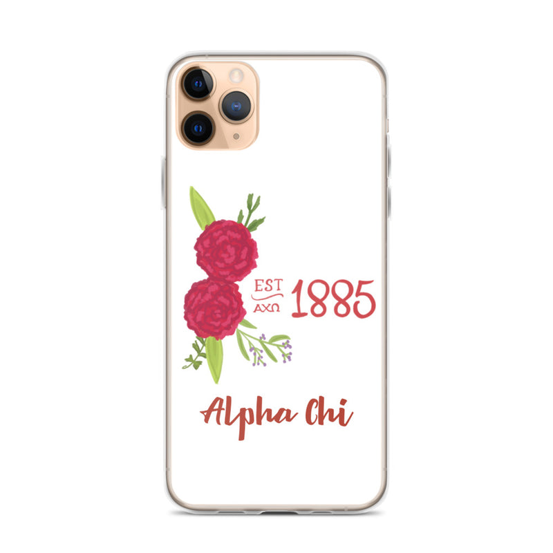 Alpha Chi Omega 1885 Founding Date iPhone 11 Pro Max case