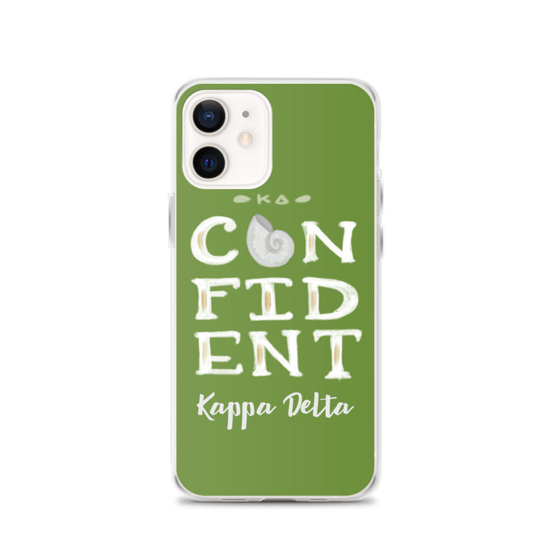 Kappa Delta KD Confident Green iPhone Case