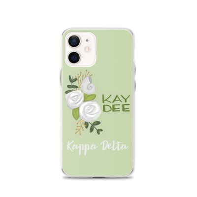 Kay Dee Rose Light Green iPhone 12 Case