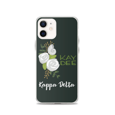 Kay Dee White Rose and Nautilus iPhone 12 Case
