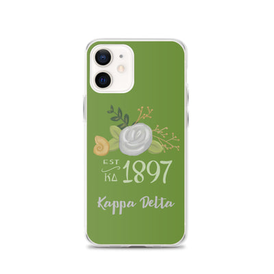 Kappa Delta 1897 Founders Day Green iPhone 12 Case