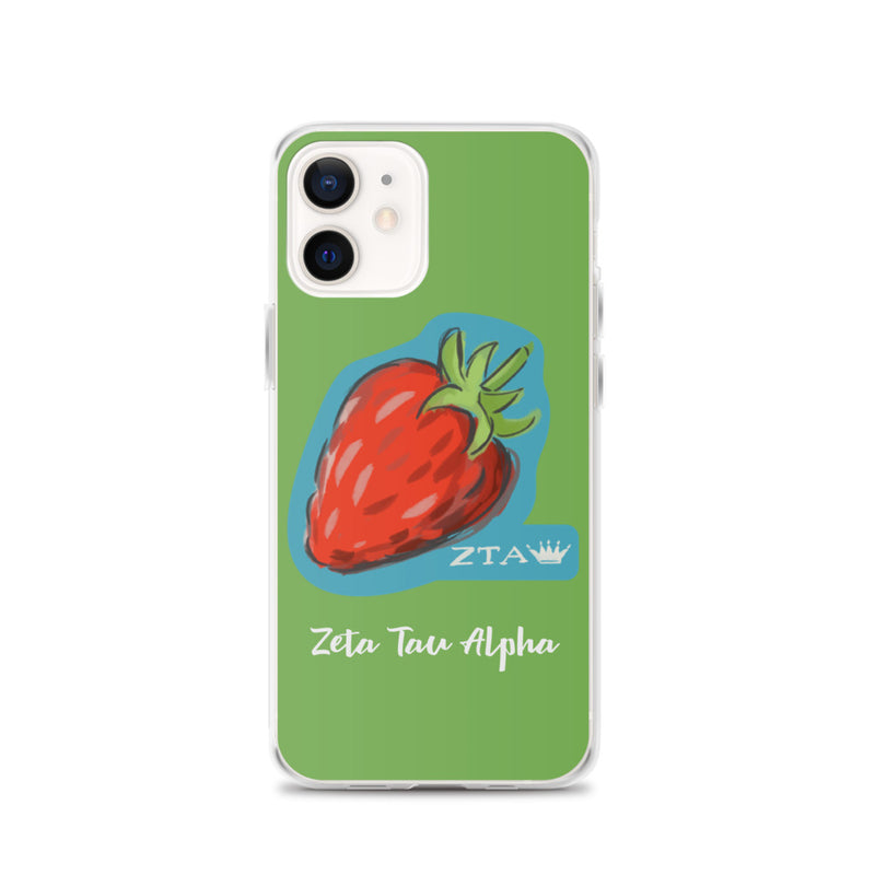 Zeta Tau Alpha Strawberry iPhone Case