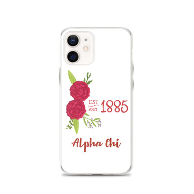 Alpha Chi Omega 1885 Founding Date iPhone 12 case