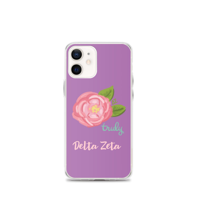 Delta Zeta Truly Purple iPhone Case