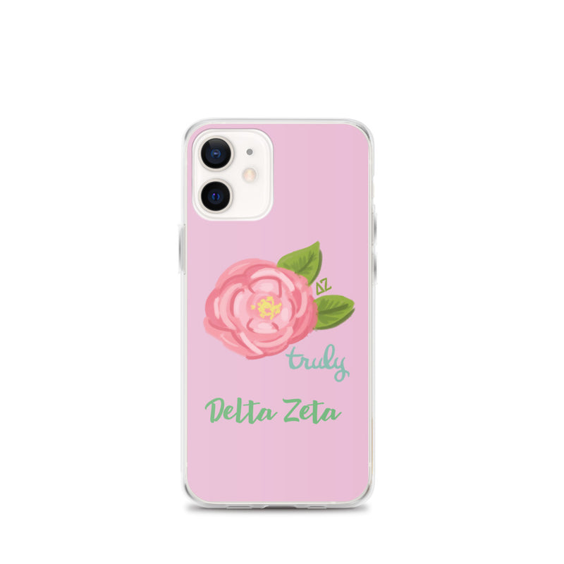 Delta Zeta Truly Pink iPhone Case