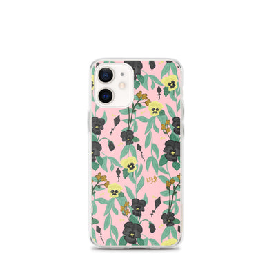 Kappa Alpha Theta Pink Floral Pattern iPhone Case