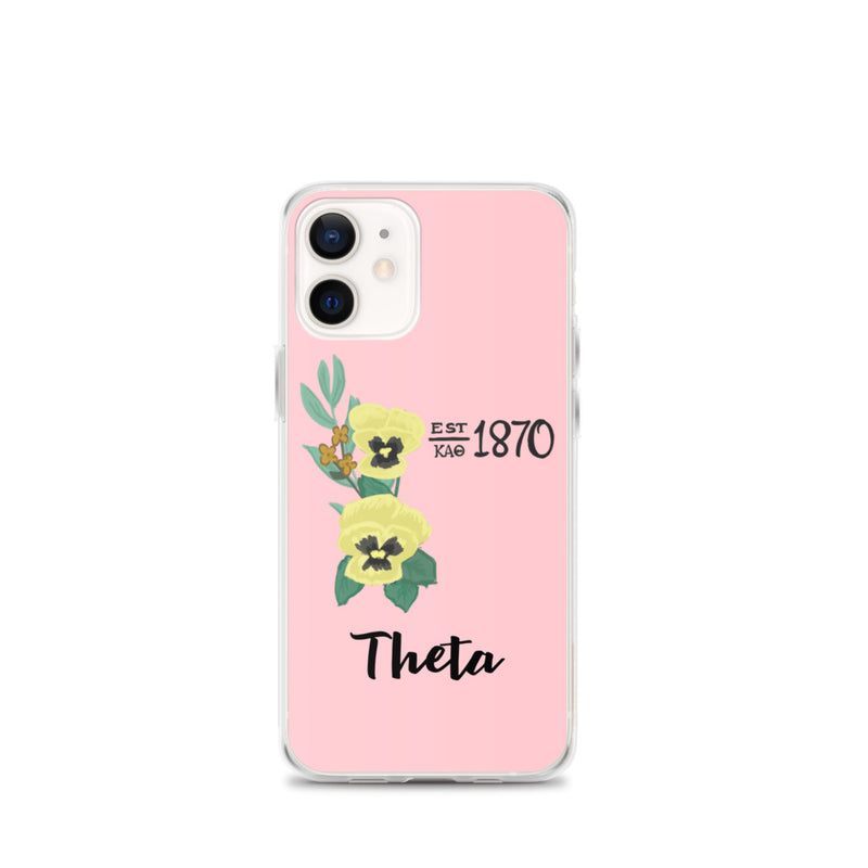 Kappa Alpha Theta 1870 Pink Founders Day iPhone Case