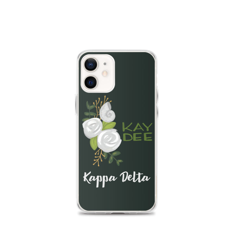 Kay Dee White Rose and Nautilus iPhone 12 mini Case