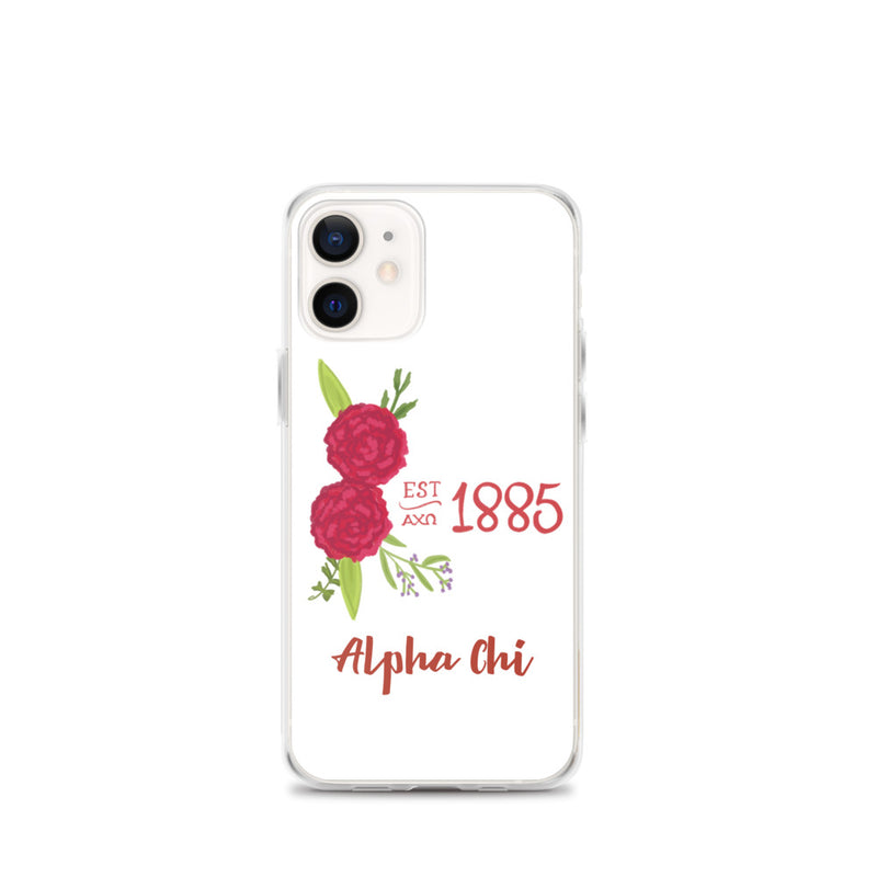 Alpha Chi Omega 1885 Founding Date iPhone 12 mini case