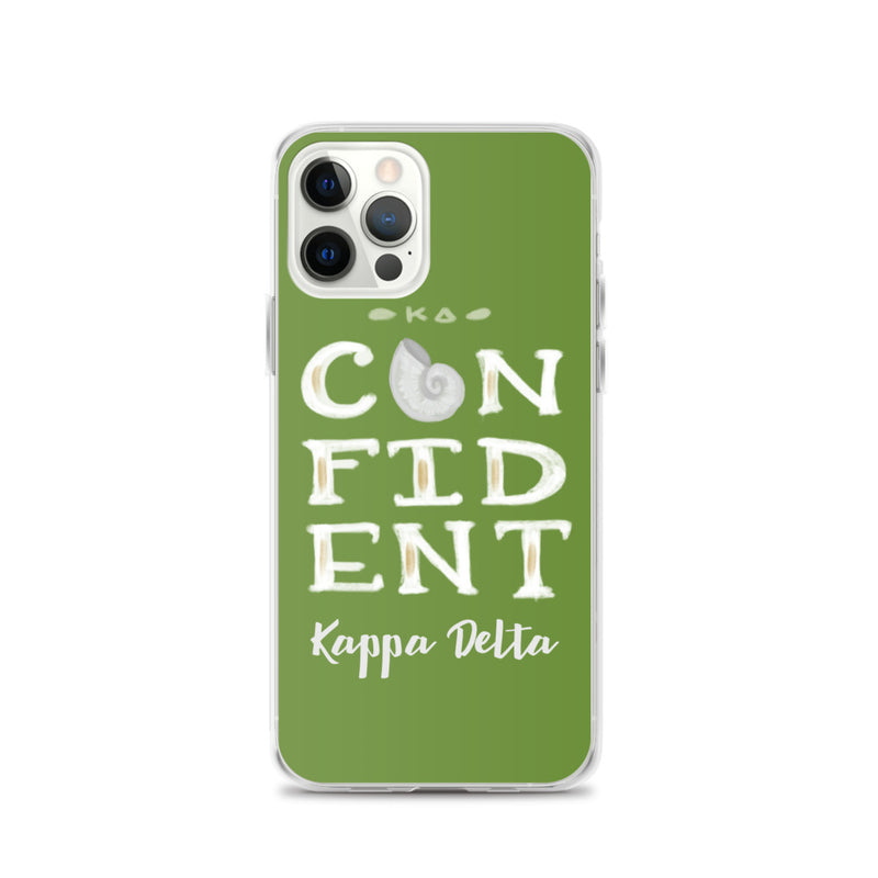 Kappa Delta KD Confident Green iPhone 12 Pro Case