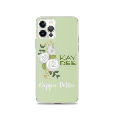 Kay Dee Rose Light Green iPhone 12 Pro Case