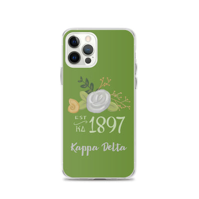 Kappa Delta 1897 Founders Day Green iPhone 12 Pro Case