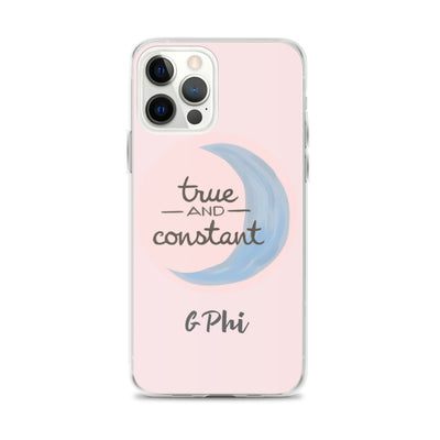Gamma Phi Beta True and Constant Pink iPhone Case