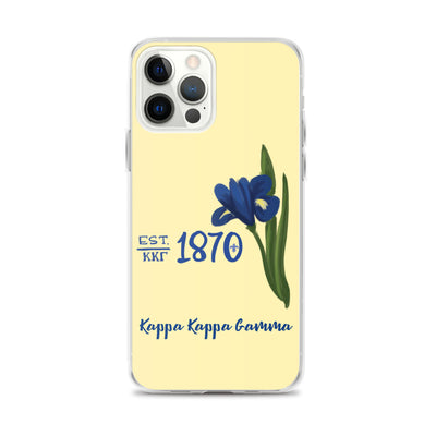 Kappa Kappa Gamma 1870 Founders Day Yellow iPhone Case