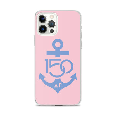 Delta Gamma 150th Anniversary Pink Blue iPhone Case