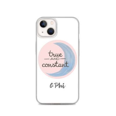 Gamma Phi Beta True and Constant White iPhone Case