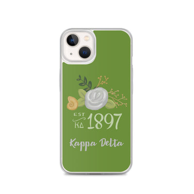 Kappa Delta 1897 Founders Day Green iPhone 13 Case