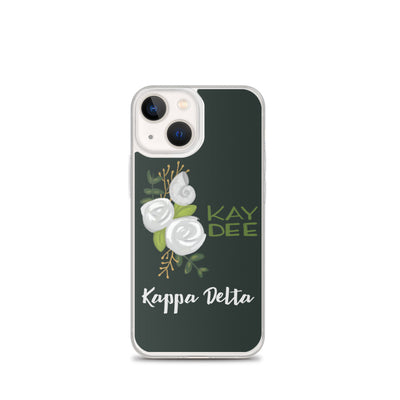 Kay Dee White Rose and Nautilus iPhone 13 mini Case