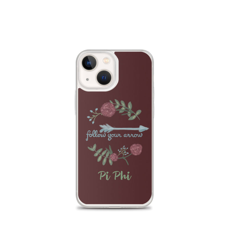 Pi Beta Phi Follow Your Arrow Wine iPhone Case