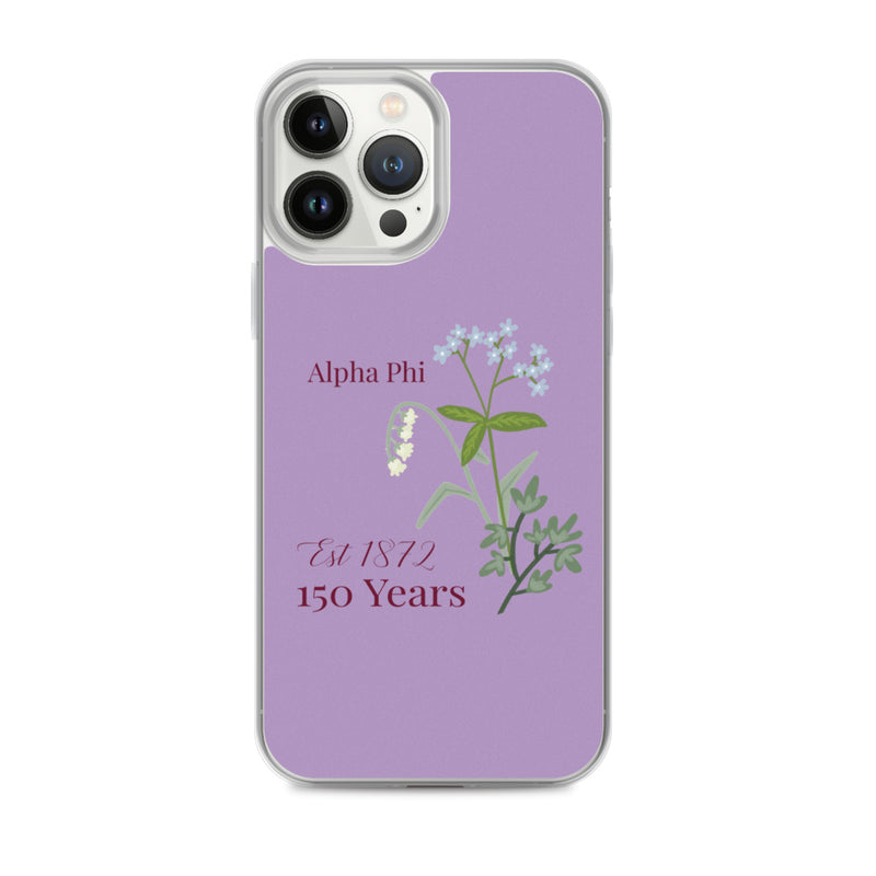 Alpha Phi 150th Anniversary iPhone Case