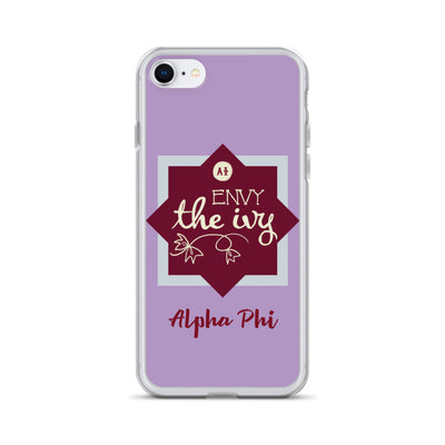 Alpha Phi "Envy The Ivy" iPhone case 