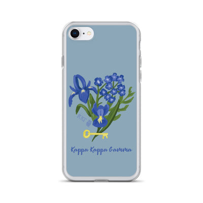 Our Kappa Kappa Gamma Blue Fleur de Lis iPhone case comes with a lifetime guarantee - just like sisterhood! 