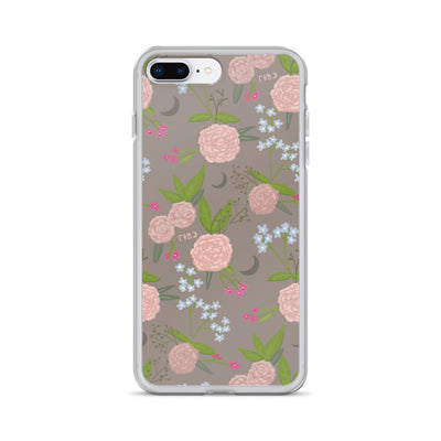 Gamma Phi Beta Carnation Floral Print iPhone Case