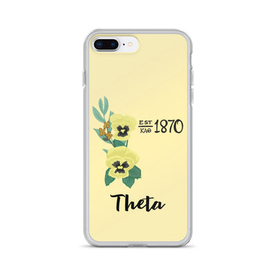 Kappa Alpha Theta Yellow Founders Day iPhone Case