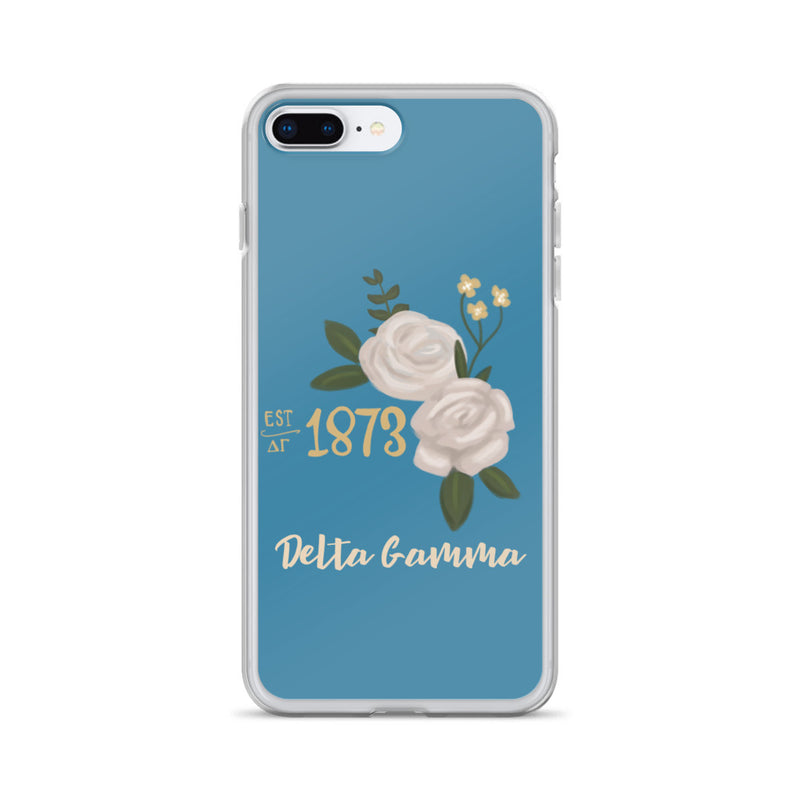 Delta Gamma 1873 Founders Day Turquoise iPhone Case