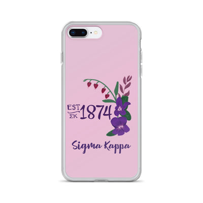 Sigma Kappa 1874 Founders Day Pink iPhone Case