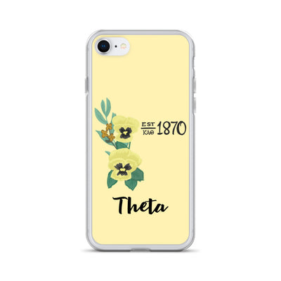 Kappa Alpha Theta Yellow Founders Day iPhone Case