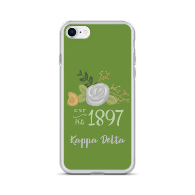 Kappa Delta 1897 Founders Day Green iPhone SE Case