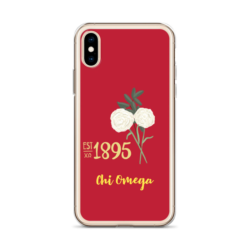 Chi Omega 1895 Founders Day iPhone Case