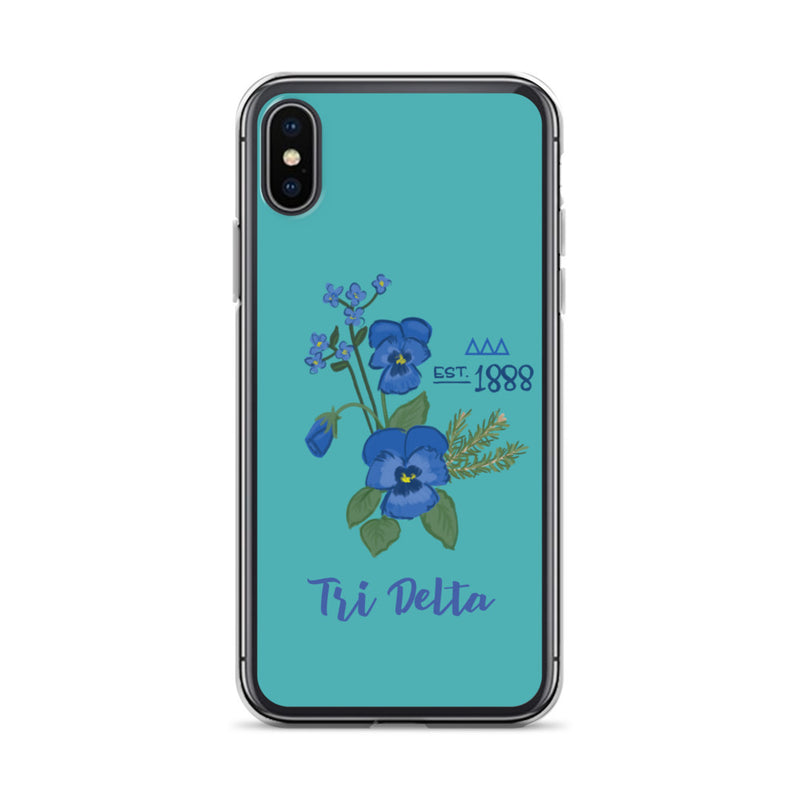 Tri Delta 1888 Founders Day iPhone Case
