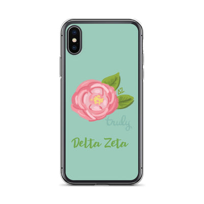 Delta Zeta Truly Green iPhone Case