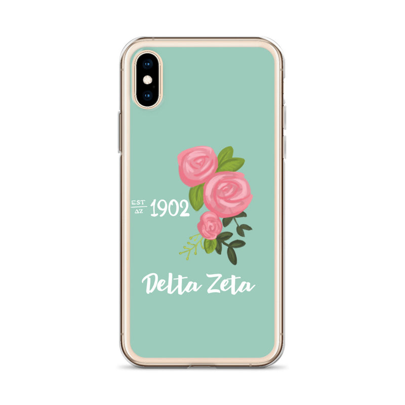 Delta Zeta Founders Day Green iPhone Case