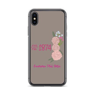 Gamma Phi Beta 1874 Founding Year iPhone Case