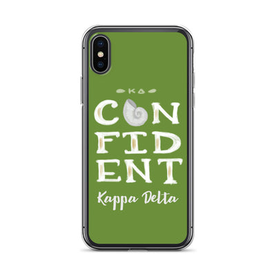 Kappa Delta KD Confident Green iPhone X XS Case