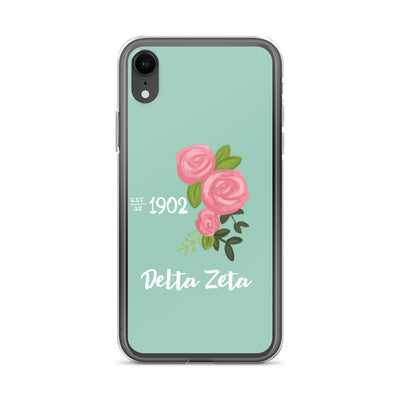 Delta Zeta Founders Day Green iPhone Case