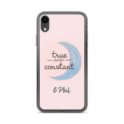 Gamma Phi Beta True and Constant Pink iPhone Case