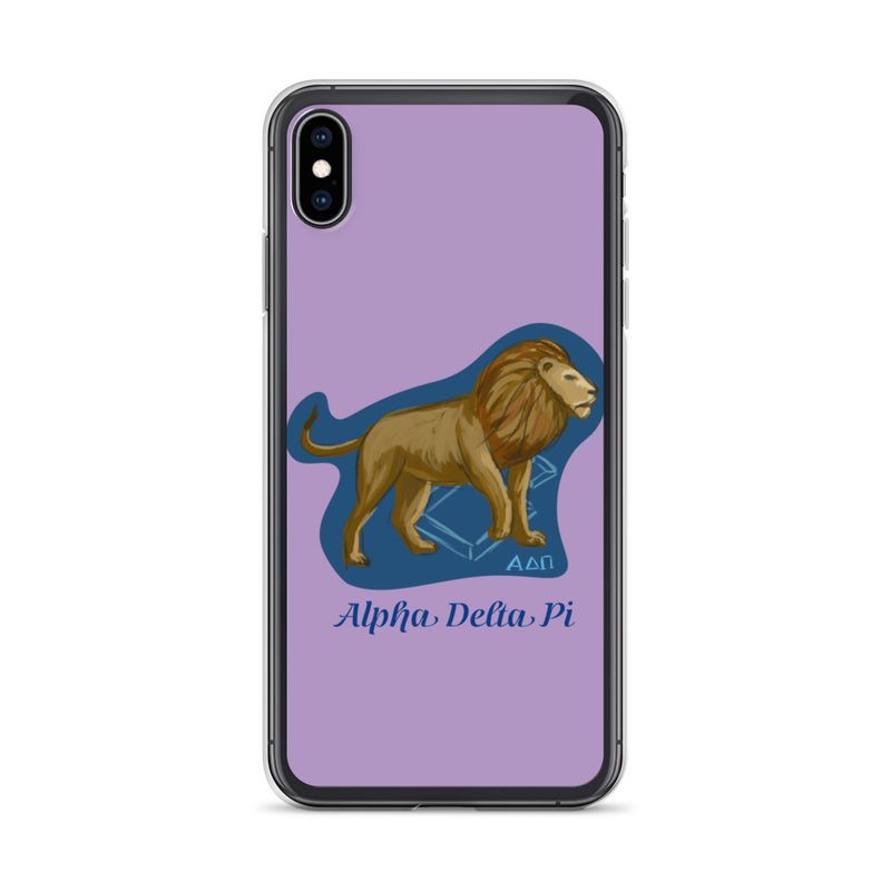 Alphie the lion, the ADII mascot is so cute on an iPhone case.