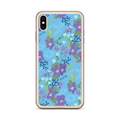 Our Alpha Delta Pi iPhone case shows off the ADII colors and flower.