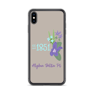 Alpha Delta Pi Founders Day iPhone Case