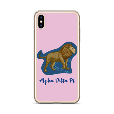 Alpha Delta Pi Alphie The Lion iPhone Case