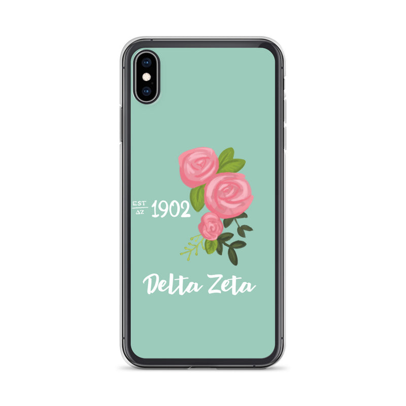 Delta Zeta Founders Day Green iPhone Case