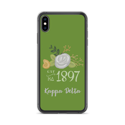 Kappa Delta 1897 Founders Day Green iPhone XS Max Case