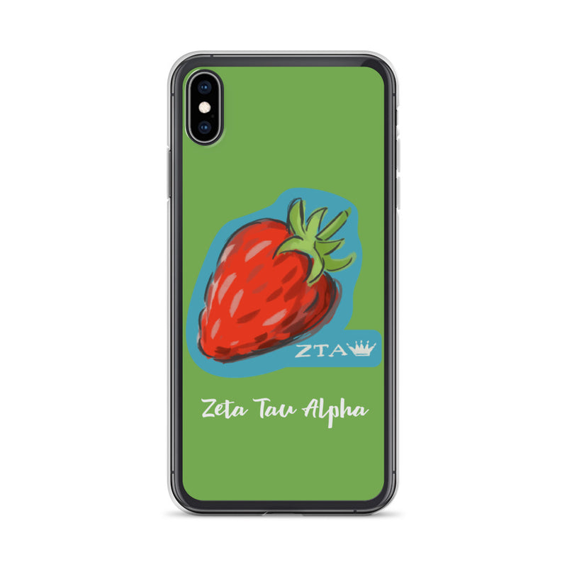 Zeta Tau Alpha Strawberry iPhone Case