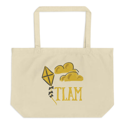 Kappa Alpha Theta TLAM Kite Large Organic Tote Bag in natural oyster