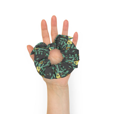 Kappa Alpha Theta Floral Print Scrunchie shown in model's hand